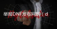 举报DNF发布网群（dnf举报查询系统）