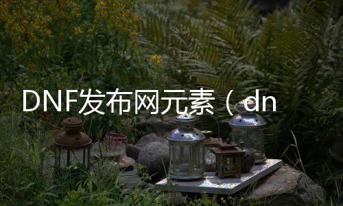 DNF发布网元素（dnf元素视频教学）