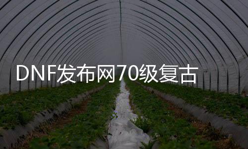 DNF发布网70级复古（DNF发布网复古70版本是啥）